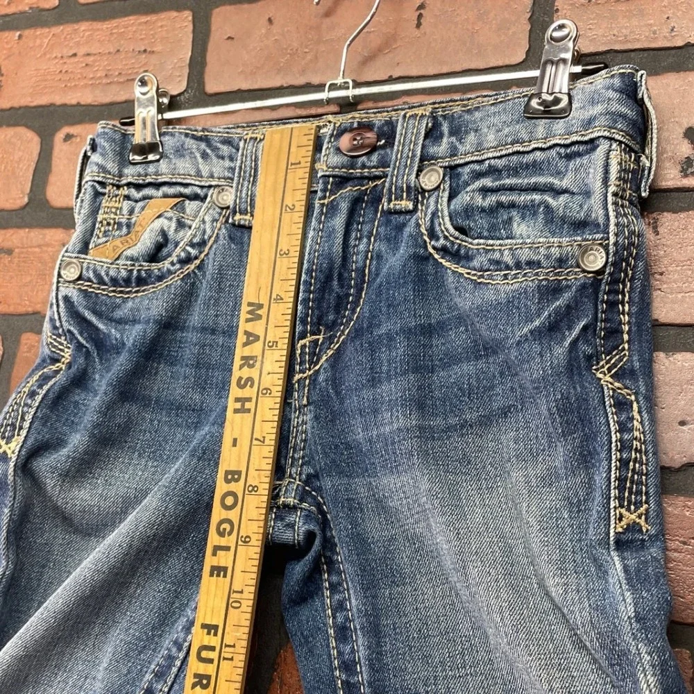 Ariat Kids S Cowboy Faded Denim Jeans 100% Cotton Work Play Pants